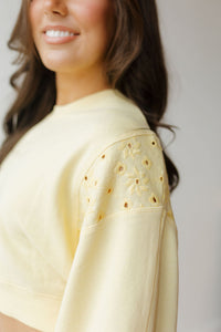 ginger cropped sweatshirt