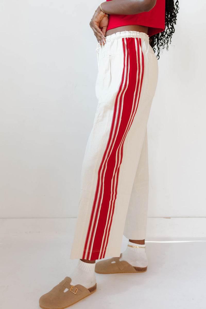jameson striped wide leg pants