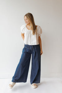 kezia pleated jeans