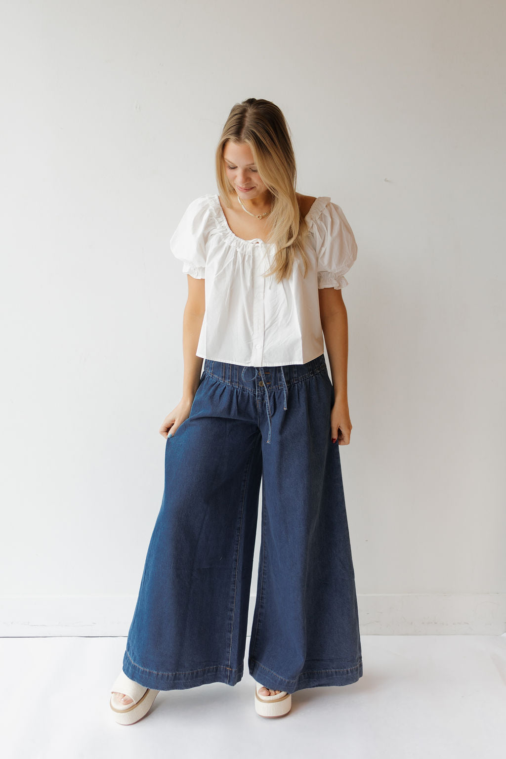 kezia pleated jeans