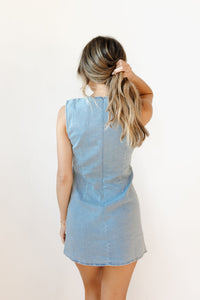 showdown denim dress