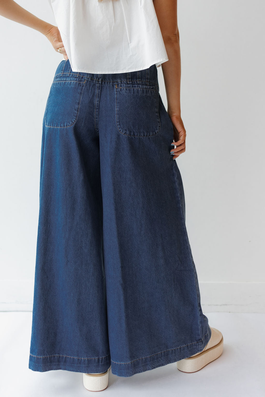 kezia pleated jeans