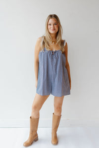 glory gingham romper