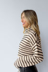 mode, azura stripe crop sweater
