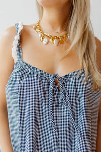glory gingham romper