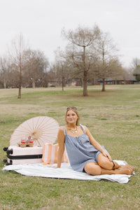 glory gingham romper