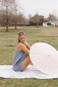glory gingham romper