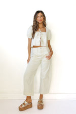 mckenna square neck tie top
