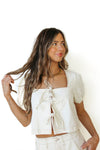 mckenna square neck tie top