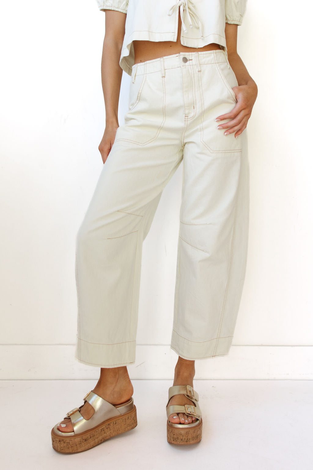 mckenna barrel pants