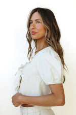mckenna square neck tie top