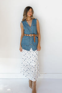 shannon oversized vest