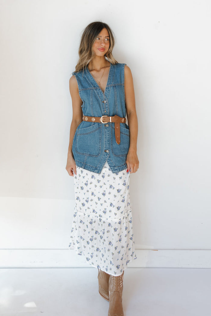 shannon oversized vest
