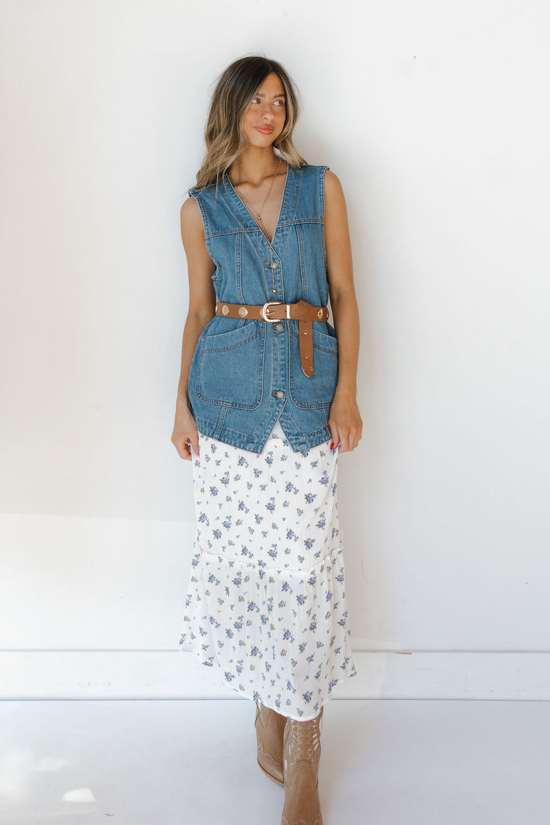 shannon oversized vest