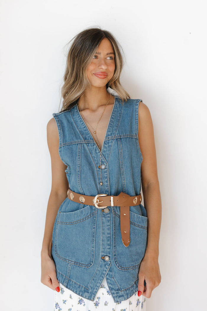 shannon oversized vest
