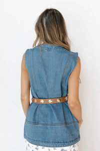 shannon oversized vest