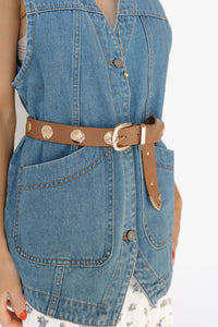 shannon oversized vest