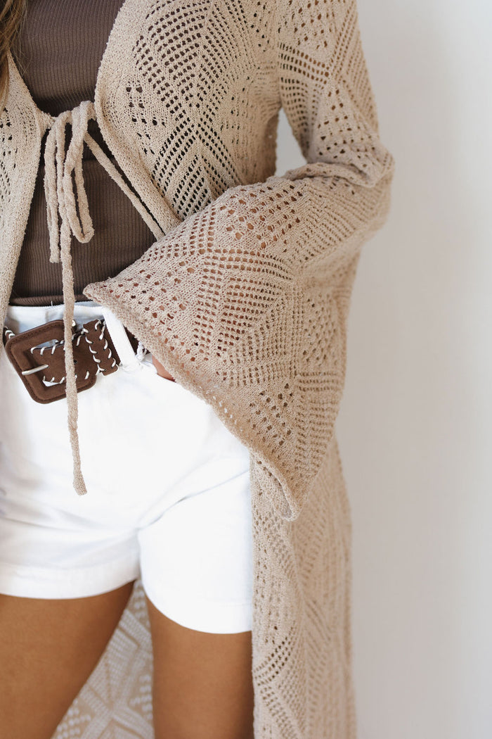 collins tie cardigan