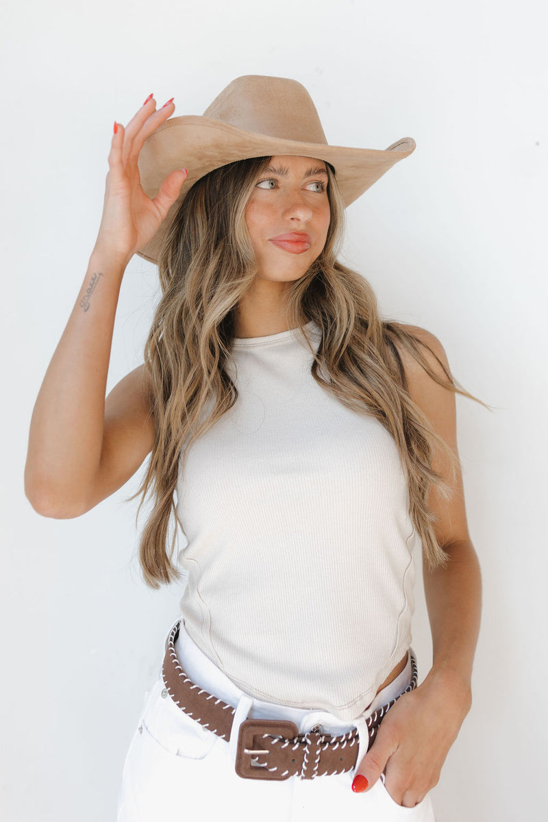 maybelle racerback tank