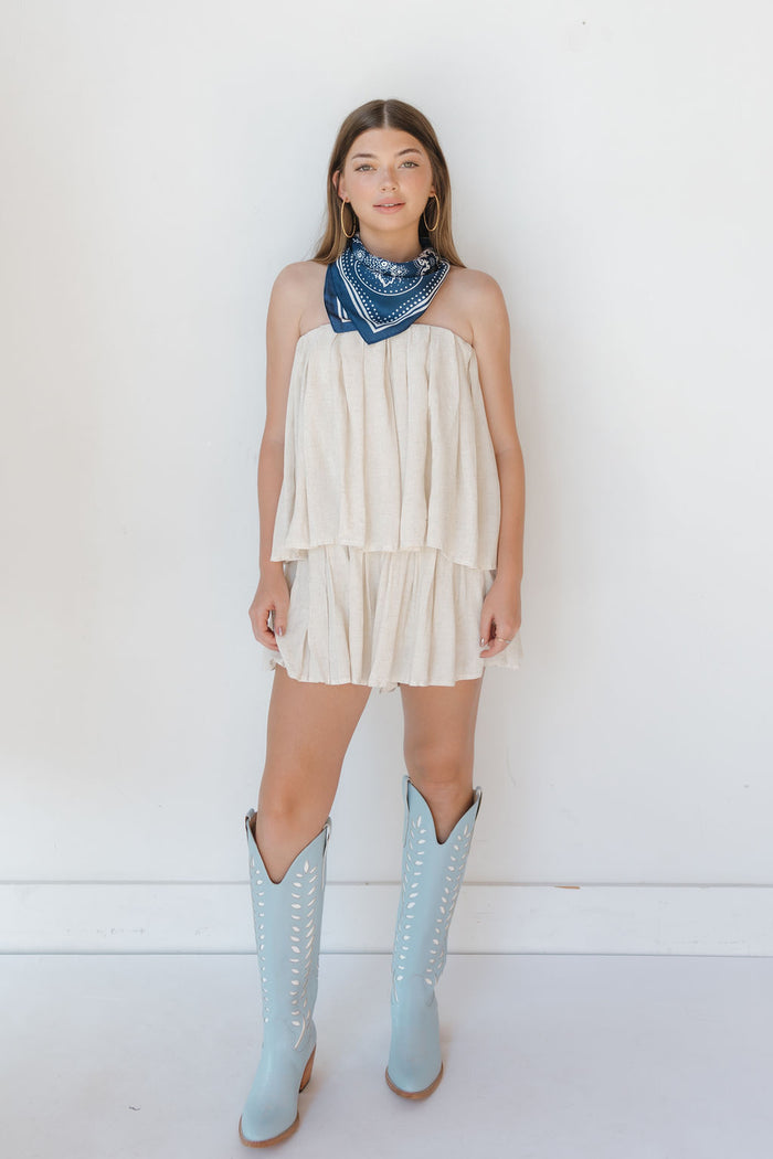 jude strapless romper