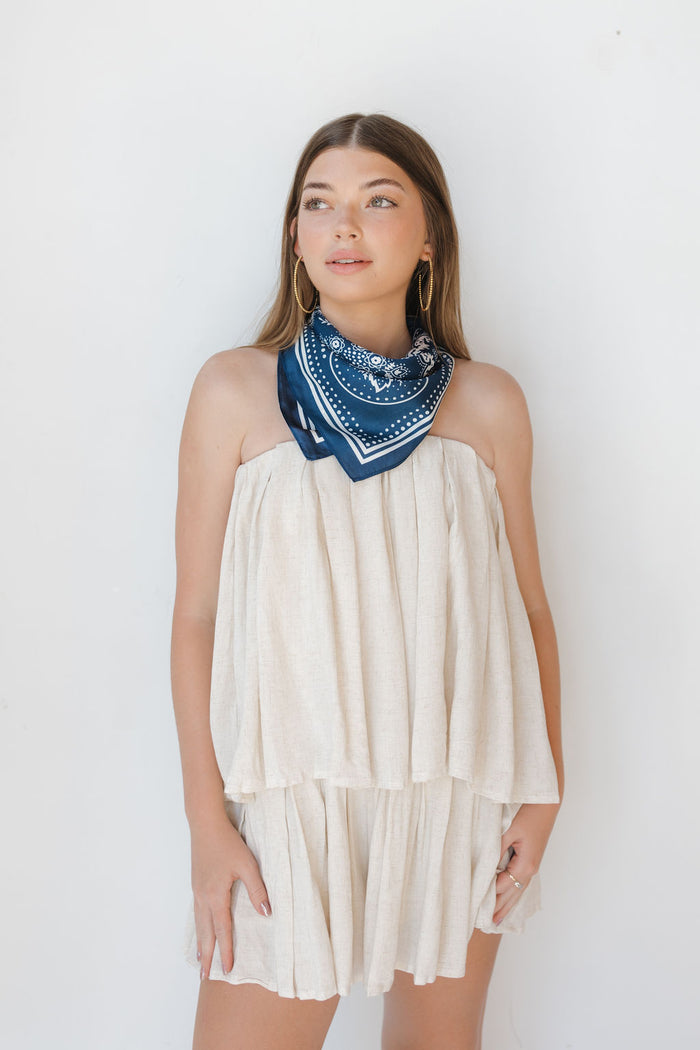 jude strapless romper