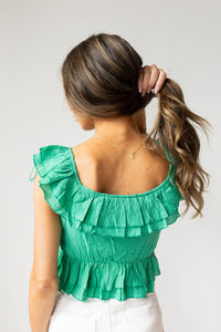 deal drop ivy ruffle top
