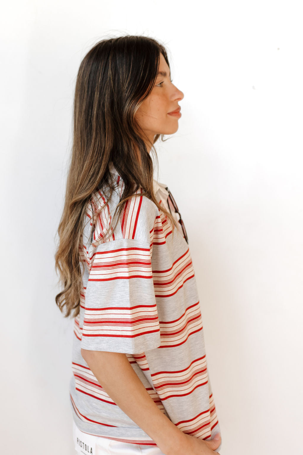 ronda stripe top