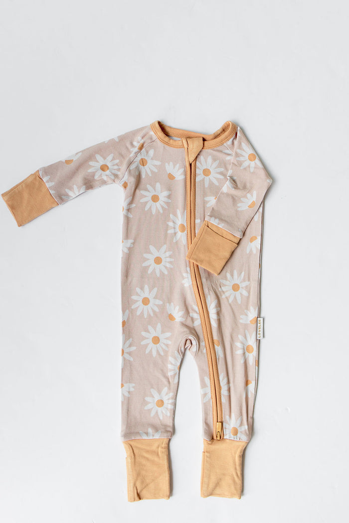 mode, dusty floral zip romper