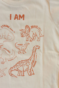 mode, dino affirmations tee