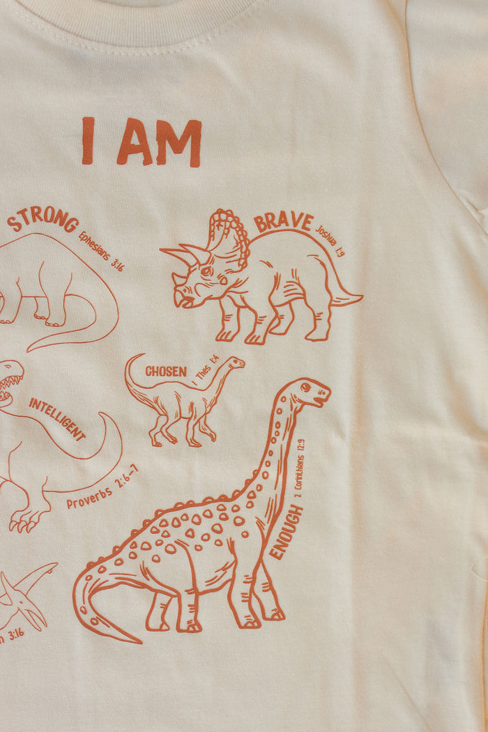 mode, dino affirmations tee