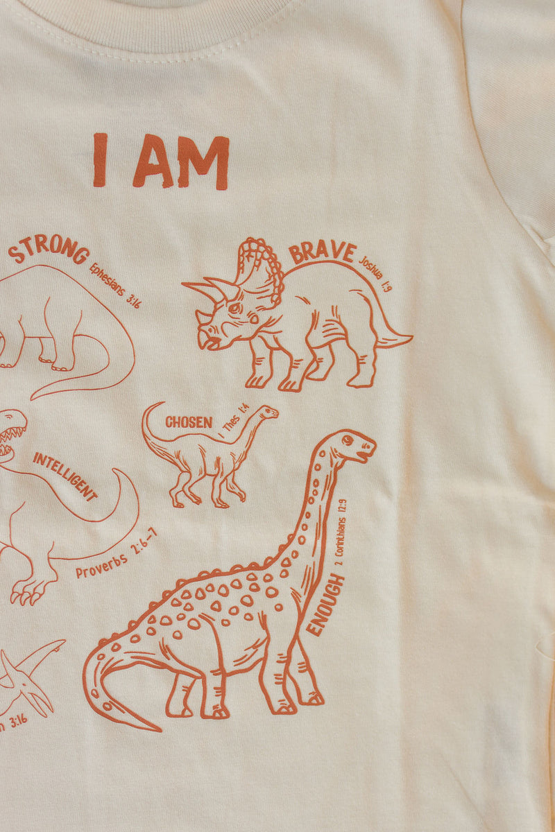 mode, dino affirmations tee