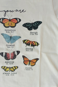 mode, you are, butterfly affirmations tee