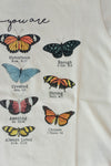 mode, you are, butterfly affirmations tee