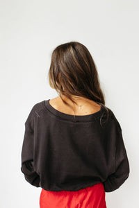 deal drop dru crop v-neck