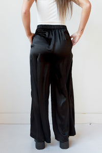 mode, dallon satin pants