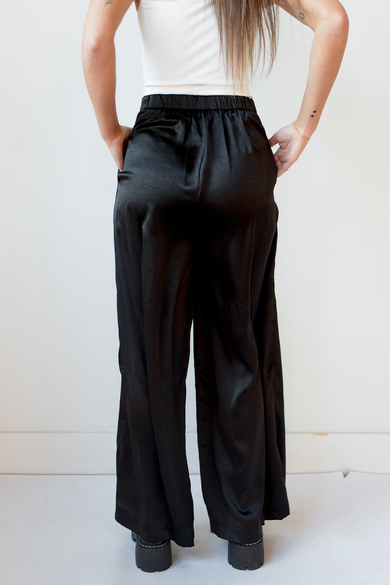 mode, dallon satin pants