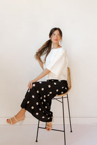 maisie satin midi skirt