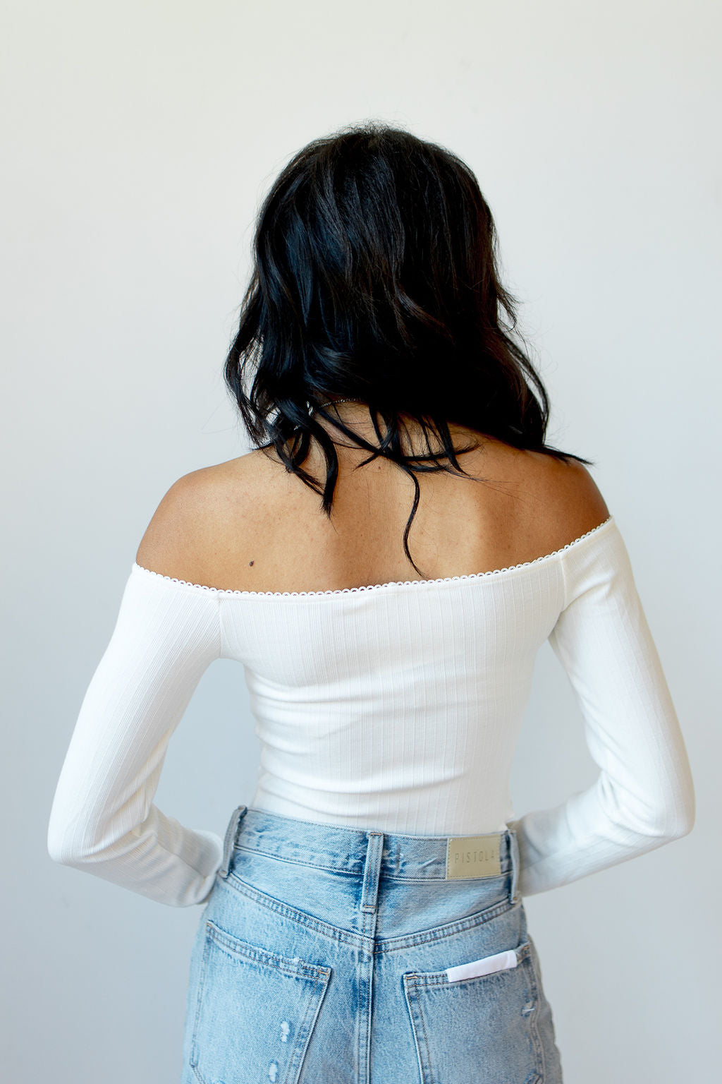 mode, luxe breeze off-shoulder top