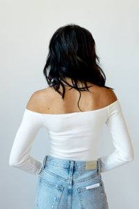 mode, luxe breeze off-shoulder top