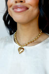 mode, love in all necklace