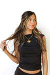 veronica ruched top