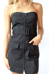 mode, deniz cargo dress