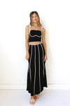 linen tie shoulder top