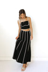 linen maxi skirt
