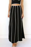 linen maxi skirt