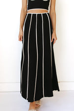 linen maxi skirt