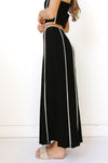linen maxi skirt