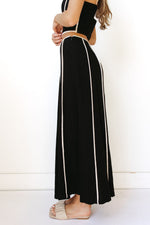 linen maxi skirt
