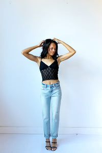 mode, ethereal lace tank