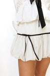 polly bow tie bubble skirt